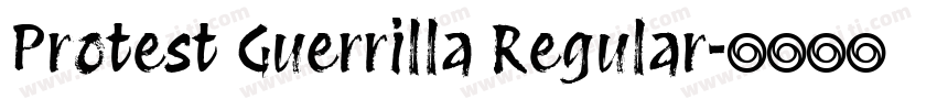 Protest Guerrilla Regular字体转换